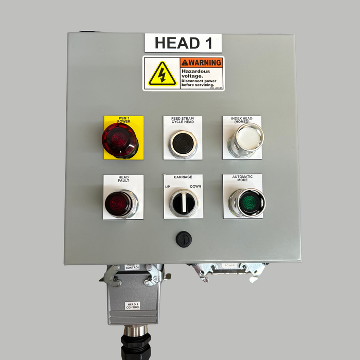 Custom Operator Control Station with quick connect cables for remote access to main enclosure