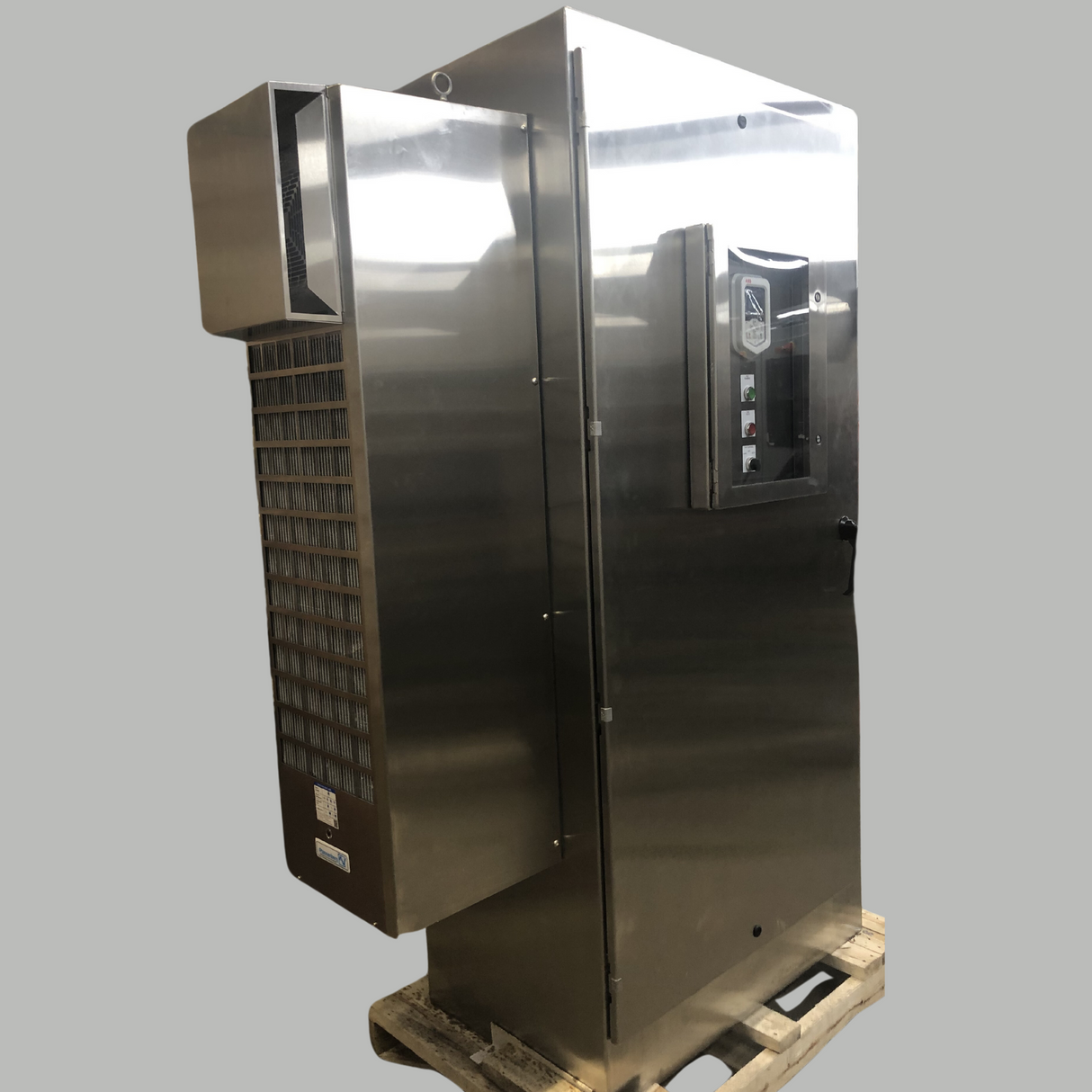 NEMA_4X_Custom Control Panel with Air Conditioner and ABB VFD for industrial automation in hot environment