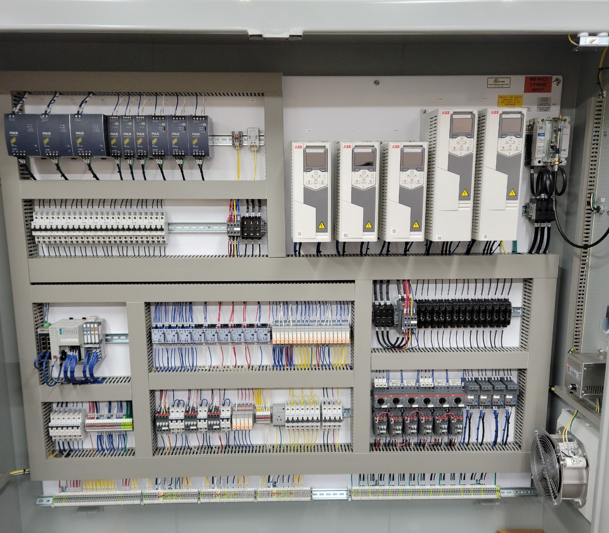 Custom Control Panels and Power Transmission Equipment – Riverside Drives